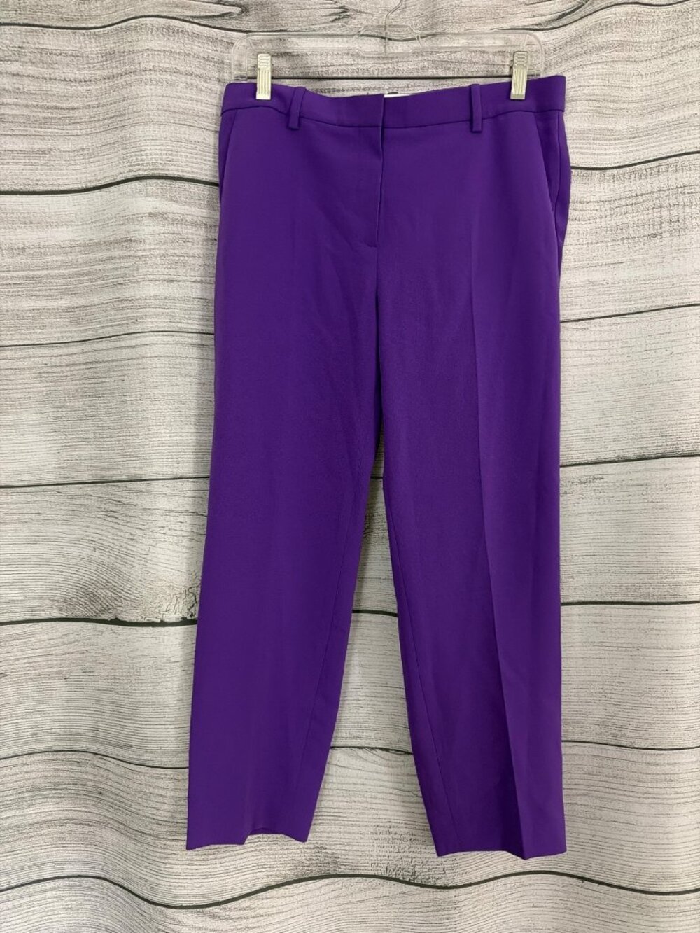 Theory Peony Cropped Slim Fit Pants Size 6